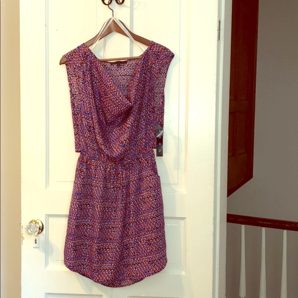 🧡💜Sundress, Back Cutout, Pockets& Drawstring